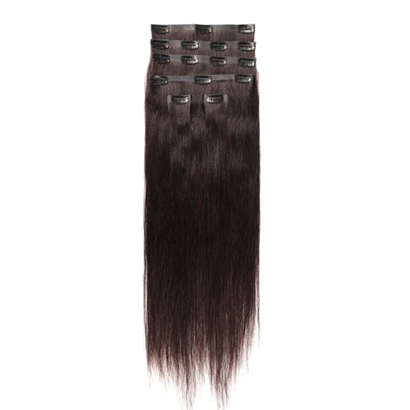 Relaxed Straight Natural Seamless Clip-Ins